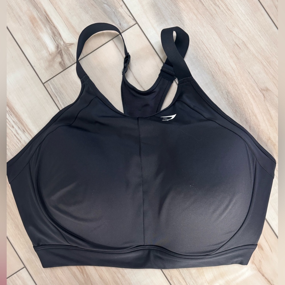 Gymshark Midnight Black High Neck Sports Bra